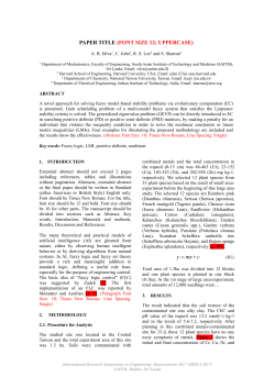 Extended Abstracts Preparation (Download)