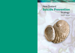 New Zealand Suicide Prevention Strategy 2006