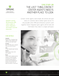 the last thing contact center agents need is another