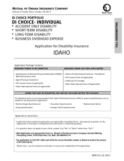 DI CHOICE- INDIVIDUAL - Disability Resource Group