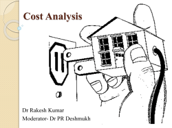 Cost Analysis