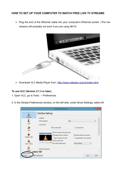 how to set up your computer to watch free live tv streams