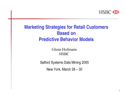 Marketing Strategies for Retail Customers Based