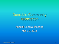 Dunrobin Community Association