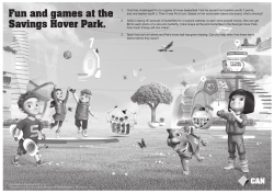 Fun and games at the Savings Hover Park.