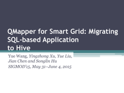 QMapper for Smart Grid: Migrating SQL