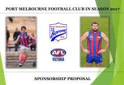 2017 Partnership Sponsor proposal