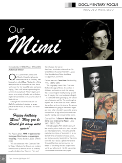 Happy birthday Mimi! - Western Cape Government