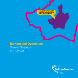 Growth Strategy 2013-2023 - London Borough of Barking and