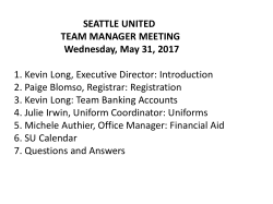 Seattle United Registration Issues