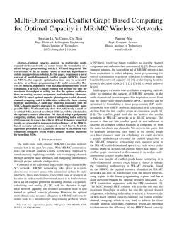 Multi-Dimensional Conflict Graph Based Computing for Optimal