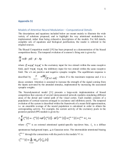 Appendix S1 Models of Attentive Neural Modulation