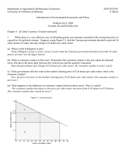 Department of Agricultural and Resource Economics EEP1/ECON3