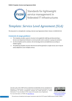 This SLA applies to the following service