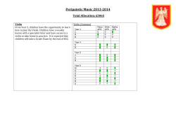 Peripatetic Music - St Matthew`s C of E Primary School