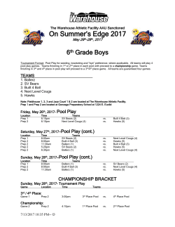 The Warehouse Spring Fling - The Warehouse Athletic Facility