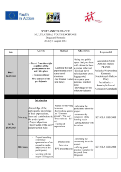 Date - ProAtl&acirc;ntico &ndash; Associa&ccedil;&atilde;o Juvenil