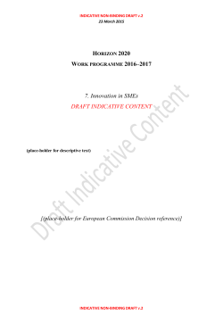 Internationalisation of Innovation in SMEs