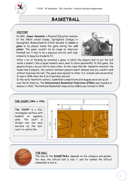 3&ordm; ESO basketball theory