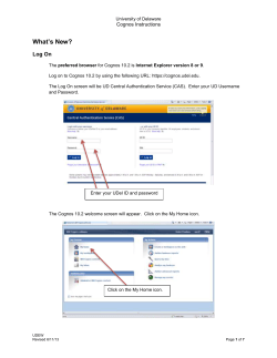 Cognos 10.2 New or Improved Features