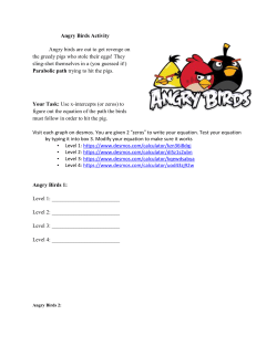 Angry Birds Activity