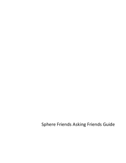 Blackbaud Sphere Friends Asking Friends Guide