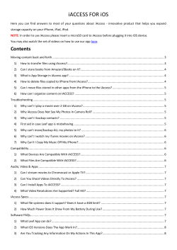 iACCESS FOR iOS