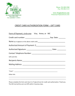 Gift Card Purchase Form