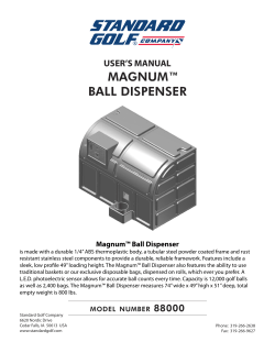 magnum&trade; ball dispenser