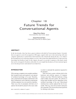 Future Trends for Conversational Agents
