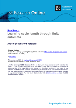 Learning cycle length through finite automata