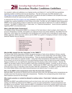 Hazardous Weather Conditions Guidelines