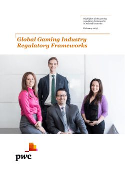 Global Gaming Industry Regulatory Frameworks