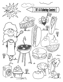 Coloring Contest Sheet