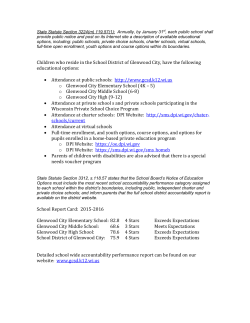 Education Options - Glenwood City School District