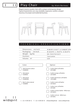 Play Chair - Wildspirit