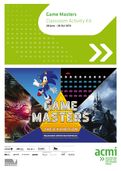 Game Masters Classroom Activity Kit