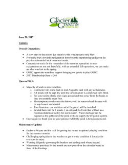 here - Glacier Greens Golf Course