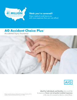 AG Accident Choice Plus - American General