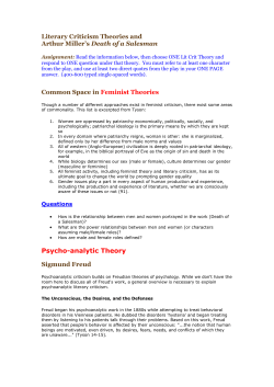 Common Space in Feminist Theories - International School Bangkok