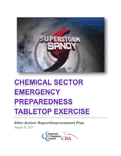 After-Action Report/Improvement Plan Template