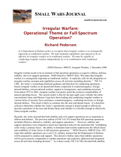 Operational Theme or Full-Spectrum