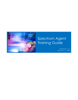 Spectrum Agent Training Guide