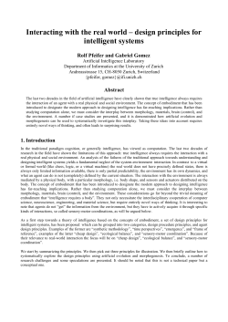 Explaining behavior: representation in natural and