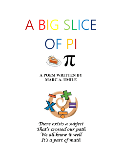 A BIG SLICE OF PI