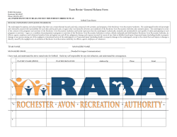 Team Roster/ General Release Form