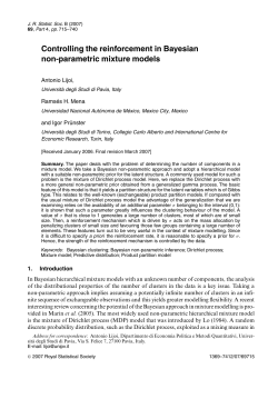 Controlling the reinforcement in Bayesian non