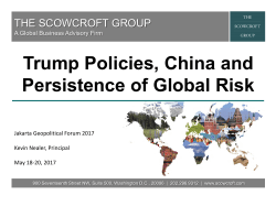THE SCOWCROFT GROUP A Global Business Advisory Firm