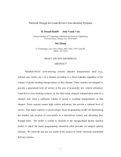 Network Design for Load-driven Cross