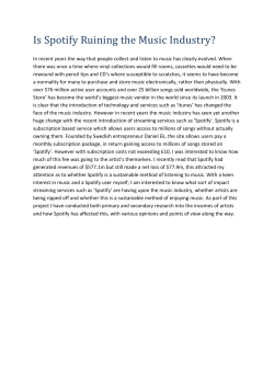 Is Spotify Ruining the Music Industry (2)